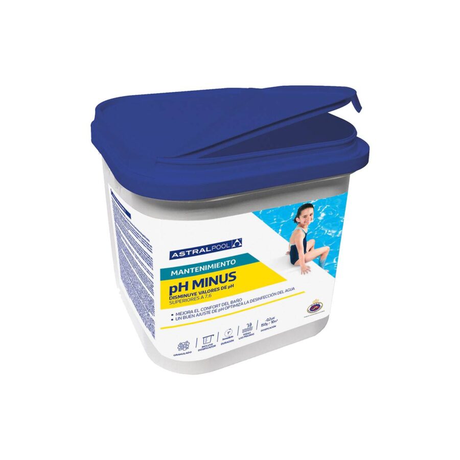 Minorador PH Granulado para Piscinas. Astral-10 PH- de Astralpool (Envase de 1,5 kilo)